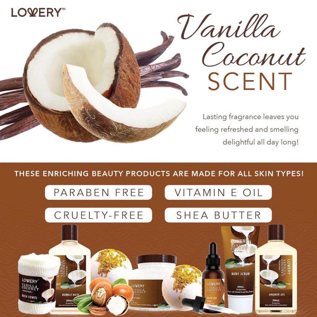 Vanilla Coconut Scent Women Gift